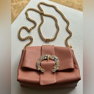 TORY BURCH Greer Leather Mini Crossbody Bag